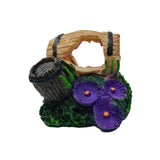 Maxbell Aquarium Fish Tank Resin Barrel Ornament Cave Landscaping Decorations StyleC