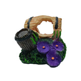 Maxbell Aquarium Fish Tank Resin Barrel Ornament Cave Landscaping Decorations StyleC