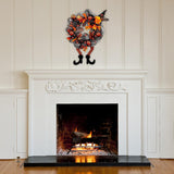 Maxbell Halloween Wreaths Decorations Lighted up Wreath for Thanksgiving Holiday Yellow