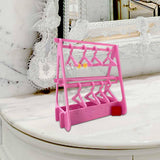 Maxbell Creative Earring Display Stand Jewelry Storage Show Case Hook Earrings Stand Pink