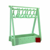 Maxbell Creative Earring Display Stand Jewelry Storage Show Case Hook Earrings Stand Green