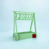 Maxbell Creative Earring Display Stand Jewelry Storage Show Case Hook Earrings Stand Green