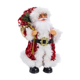 Maxbell Santa Figurine Doll Decorative Sculpture Statue Decoration Holiday StyleE