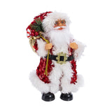 Maxbell Santa Figurine Doll Decorative Sculpture Statue Decoration Holiday StyleE