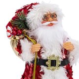 Maxbell Santa Figurine Doll Decorative Sculpture Statue Decoration Holiday StyleE