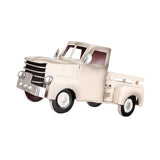 Maxbell Retro Style Pickup Truck Car Model for Bookshelf Desk Cabinet Children beige