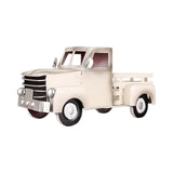 Maxbell Retro Style Pickup Truck Car Model for Bookshelf Desk Cabinet Children beige