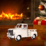 Maxbell Retro Style Pickup Truck Car Model for Bookshelf Desk Cabinet Children beige