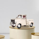 Maxbell Retro Style Pickup Truck Car Model for Bookshelf Desk Cabinet Children beige