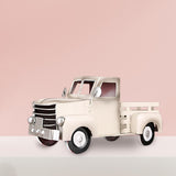 Maxbell Retro Style Pickup Truck Car Model for Bookshelf Desk Cabinet Children beige