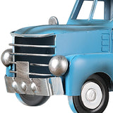 Maxbell Retro Style Pickup Truck Car Model for Bookshelf Desk Cabinet Children blue