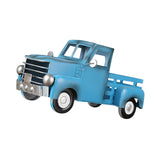 Maxbell Retro Style Pickup Truck Car Model for Bookshelf Desk Cabinet Children blue