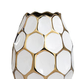 Maxbell Ceramic Vase Home Decorations Flower Pot Indoor Dining Room Ornament Office White