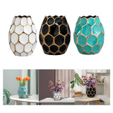 Maxbell Ceramic Vase Home Decorations Flower Pot Indoor Dining Room Ornament Office White