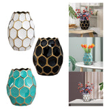 Maxbell Ceramic Vase Home Decorations Flower Pot Indoor Dining Room Ornament Office White