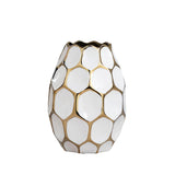 Maxbell Ceramic Vase Home Decorations Flower Pot Indoor Dining Room Ornament Office White