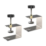 Maxbell 2x Stainless Steel Woodworking Clamp Fasten Stable Fixing Clip Adjustment 8cmx7cmx5.8cm