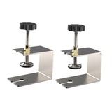 Maxbell 2x Stainless Steel Woodworking Clamp Fasten Stable Fixing Clip Adjustment 8cmx7cmx5.8cm