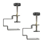 Maxbell 2x Stainless Steel Woodworking Clamp Fasten Stable Fixing Clip Adjustment 5.9cmx3cm