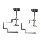Maxbell 2x Stainless Steel Woodworking Clamp Fasten Stable Fixing Clip Adjustment 5.9cmx3cm