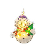 Maxbell 5x Christmas Hanging Window Light Decorations Santa Claus Hotel