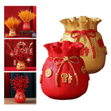 Maxbell Decorative Flower Vase Tabletop Centerpieces Flowers Pot for Bedroom Kitchen Aureate