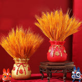 Maxbell Decorative Flower Vase Tabletop Centerpieces Flowers Pot for Bedroom Kitchen Aureate