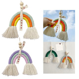 Maxbell Bohemian Tassel Pendant Chic Wall Hanging for Baby Shower Bedroom Decor Orange