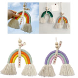 Maxbell Bohemian Tassel Pendant Chic Wall Hanging for Baby Shower Bedroom Decor Orange