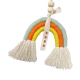 Maxbell Bohemian Tassel Pendant Chic Wall Hanging for Baby Shower Bedroom Decor Orange