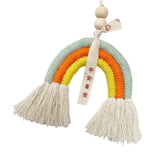Maxbell Bohemian Tassel Pendant Chic Wall Hanging for Baby Shower Bedroom Decor Orange