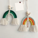 Maxbell Bohemian Tassel Pendant Chic Wall Hanging for Baby Shower Bedroom Decor Orange