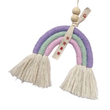 Maxbell Bohemian Tassel Pendant Chic Wall Hanging for Baby Shower Bedroom Decor Pink