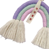 Maxbell Bohemian Tassel Pendant Chic Wall Hanging for Baby Shower Bedroom Decor Pink