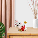 Maxbell Rabbit Statue Miniature Desktop Ornament Animal Sculpture for Bedroom Decor StyleC