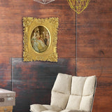 Maxbell Photo Display Frame Picture Holder Embossed Ornament living Room
