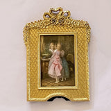 Maxbell Picture Frames Crafts Desktop Wall Hanging Ornament Ornate Resin Photo Frame