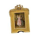 Maxbell Picture Frames Crafts Desktop Wall Hanging Ornament Ornate Resin Photo Frame