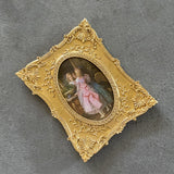 Maxbell Photo Frame 4x6 Embossed Decorative Retro for Wedding Bedroom Living Room