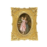 Maxbell Photo Frame 4x6 Embossed Decorative Retro for Wedding Bedroom Living Room