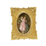 Maxbell Photo Frame 4x6 Embossed Decorative Retro for Wedding Bedroom Living Room
