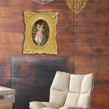 Maxbell Photo Frame 4x6 Embossed Decorative Retro for Wedding Bedroom Living Room