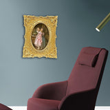 Maxbell Photo Frame 4x6 Embossed Decorative Retro for Wedding Bedroom Living Room