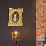 Maxbell Photo Frame 4x6 Embossed Decorative Retro for Wedding Bedroom Living Room