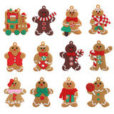 Maxbell 12Pcs Christmas Gingerbread Men Decorations New Years Xmas Tree Ornaments