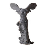 Maxbell Winged Victory of Samothrace Statue Sculpture Greek Goddess Art for Table Dark Gray