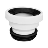 Maxbell Offset Toilet Flange Connector PVC for Urinals Repairing Cleaning Straight Not Remove