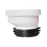 Maxbell Offset Toilet Flange Connector PVC for Urinals Repairing Cleaning Remove 2cm