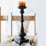 Maxbell Metal Candelabra Rustic for Candlelight Dinner Props Dining Table Decor Single Arm