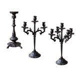 Maxbell Metal Candelabra Rustic for Candlelight Dinner Props Dining Table Decor Single Arm